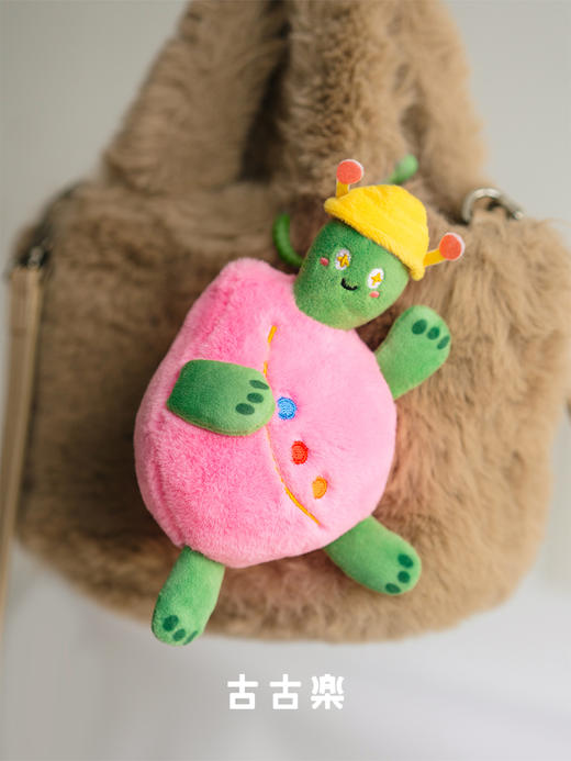 古古楽可爱萌趣招财毛绒挂件  招财虎健康桃龟 商品图9