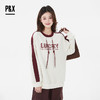 P&X设计师女装春季新款字母宽松百搭短款卫衣825117193 杏色 商品缩略图2