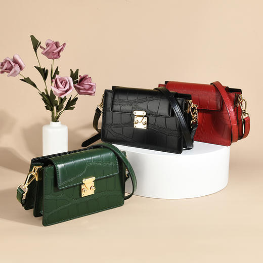 LS/路易施瓦布女包简约小巧小方包 商品图4