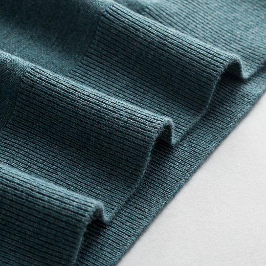 【含桑蚕丝绵羊毛】罗蒙经典常青款针织衫保暖毛衣秋冬打底衫毛衣男 商品图8