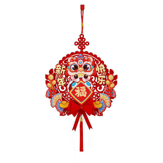 磁吸新年对联2025蛇年新款春节春联过年装饰入户门联福字门贴门挂 商品图3