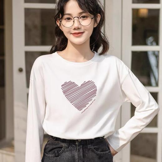 99任选3件 印花打底长袖 230克纯棉FS-77 商品图3