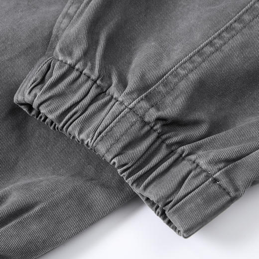 【100棉】罗蒙水洗棉拼接裤子男束脚运动休闲裤长裤工装裤男 商品图6