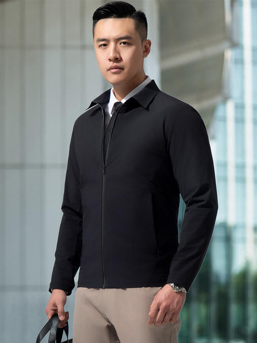 龙牙暗之黑豹轻量翻领夹克 商品图1