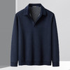 【含羊毛加绒加厚】罗蒙颗粒绒加绒polo衫男士保暖毛衣男毛衫 商品缩略图1
