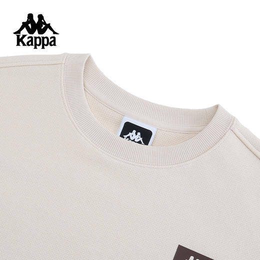 Kappa卡帕背靠背男款针织套头衫复古运动卫衣新款圆领长袖上衣潮K0F12WT70 商品图2