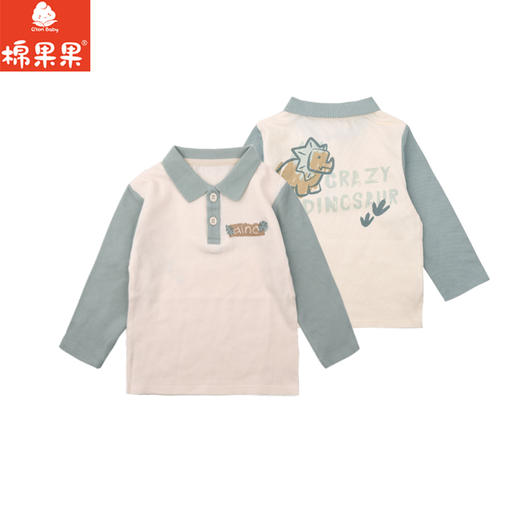 棉果果春季新品商场同款男童撞色拼接POLO衫M112140225129 商品图4