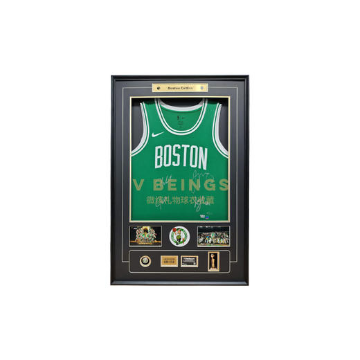 收藏系列 塔图姆 霍勒迪 怀特 霍福德 首发4人亲签 凯尔特人队绿色 商品图0