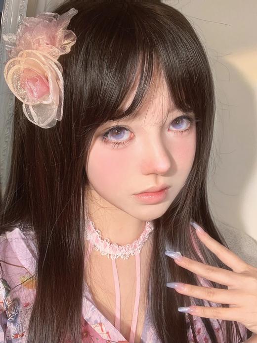 Mimipark旗下 · 蝴蝶共鸣&碧光蝶语&花蝶紫罗｜ 14.5mm白狮中大直径美瞳｜半年抛  2片 商品图4