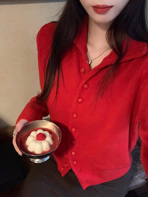 📣重磅牛货⚠年度封神针织毛衣【多巴胺立领两穿毛衣开衫】大牌同款面料品质❌区别市面上的通货 细节可随意对比 商品图2