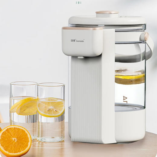 捷赛电热烧水壶智能恒温烧水壶家用养生茶具自动保温一体开水壶除氯热水壶饮水机 JS50SP01W 5L 白色 商品图2