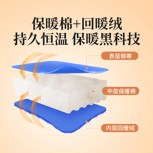 华畜 牛犊马甲加绒款 双面防水面料 持久恒温 加厚裹腹设计 商品图2