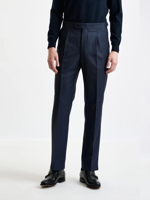 「爱好者直选40款」Scabal Tornado 暴风320克重澳洲美丽诺羊毛全麻衬西装套装 商品图7