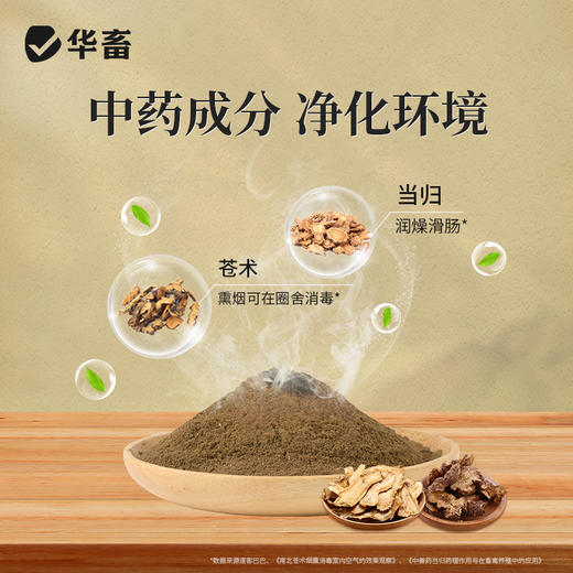 华畜烟熏消毒散兽用猪牛羊鸡舍烟熏王剂养殖场烟雾熏蒸消毒添加剂 商品图2