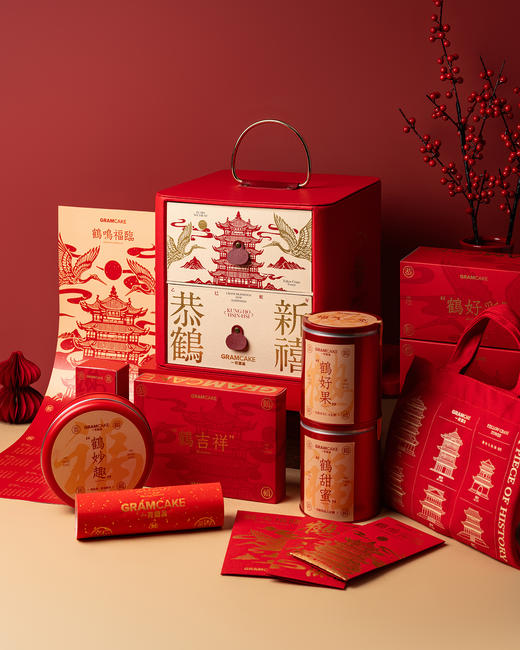 一克甜品2025年礼「恭鹤新禧」 商品图0