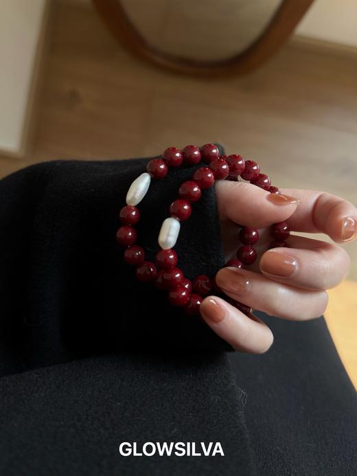 【新年福利】平价又显贵！安可拉红淡水珍珠手链 商品图2