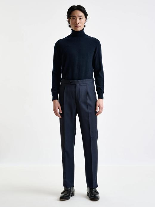 「爱好者直选40款」Scabal Tornado 暴风320克重澳洲美丽诺羊毛全麻衬西装套装 商品图6