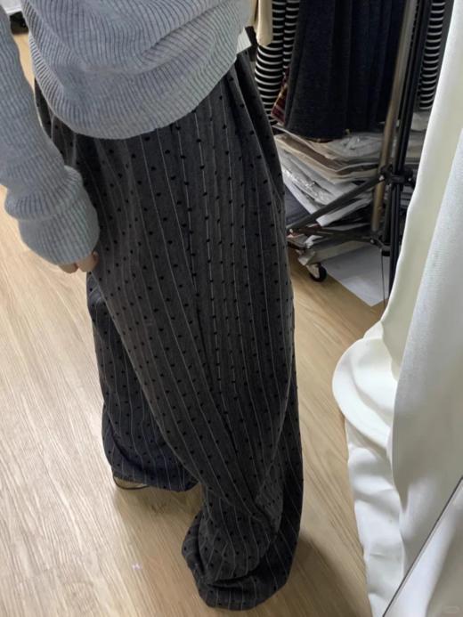 <曾小咸推荐>  植绒爱心阔腿裤  商品图5