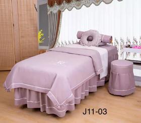 J11系列-美容床单被罩四件套细条棉（190*75*63）