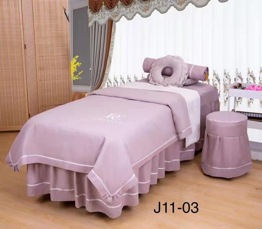 J11系列-美容床单被罩四件套细条棉（190*75*63） 商品图0