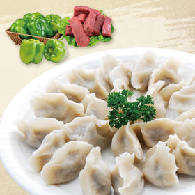 凤酒飘香-青椒牛肉馅水饺 手工水饺