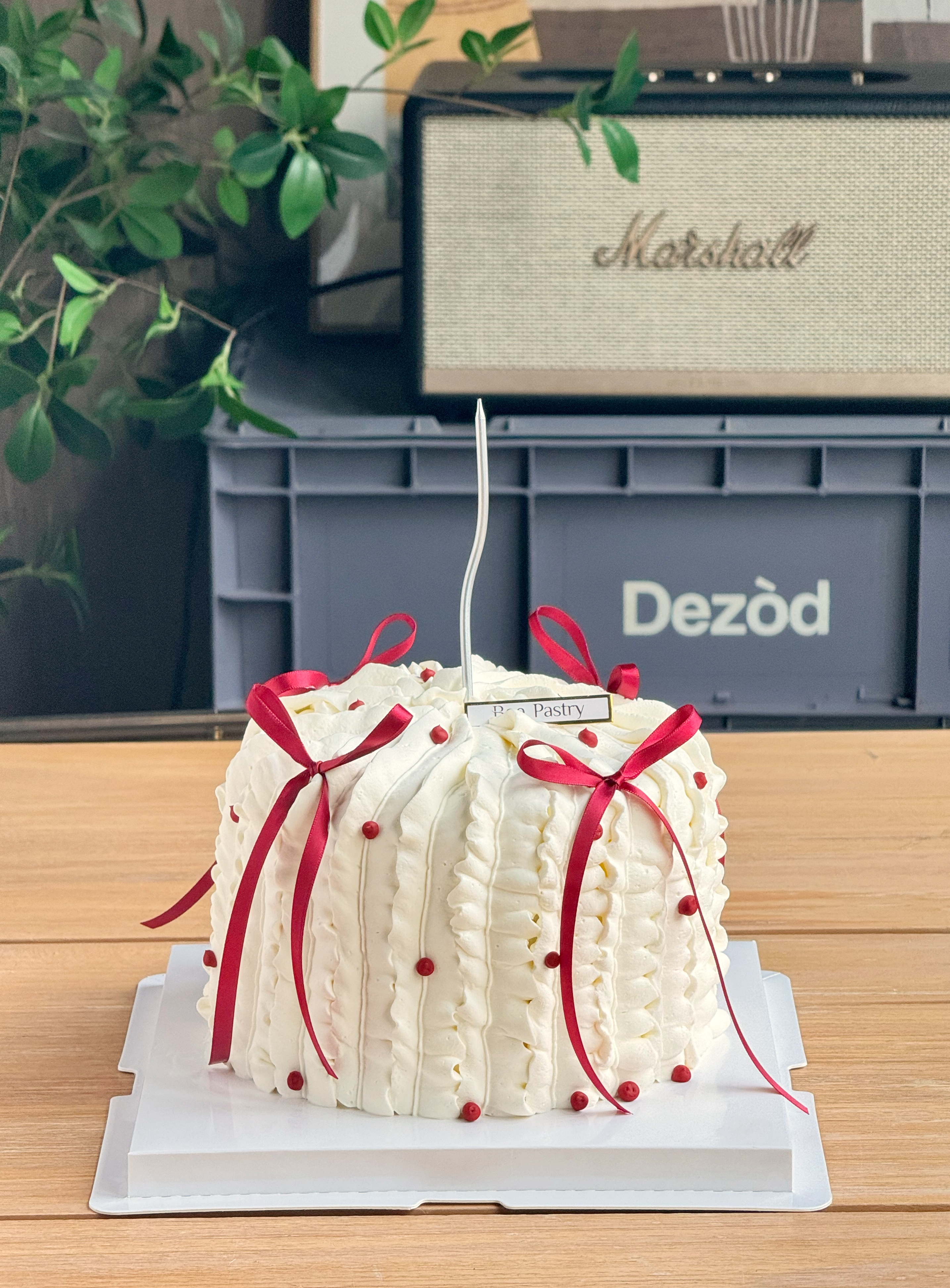 简约丝带蛋糕 n