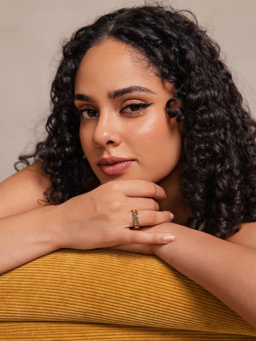 SOL DE VERANO 天然手镶黄晶戒指 商品图5