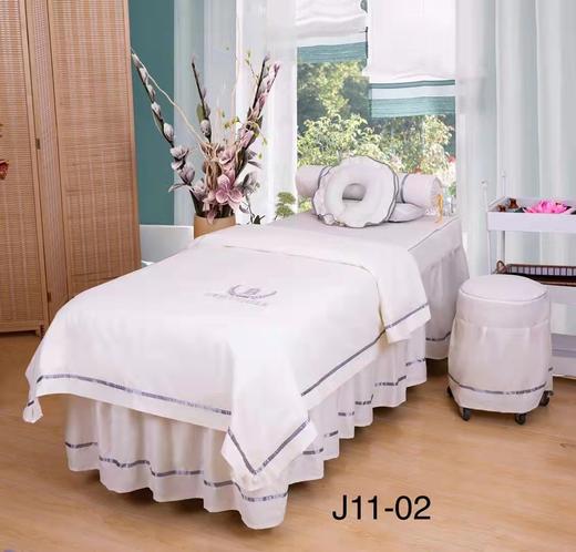 J11系列-美容床单被罩四件套细条棉（190*75*63） 商品图1