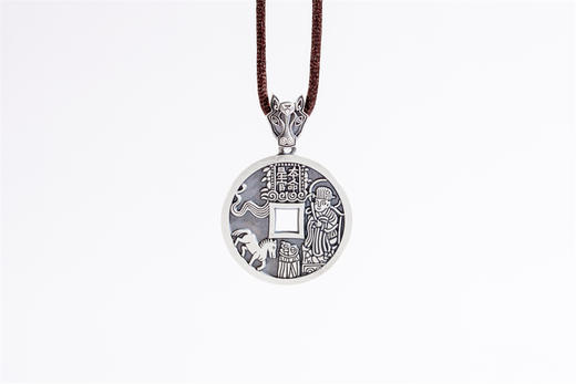 矩德泉坊 纯银手作  本命星官马挂扣（3厘米版）QY401010811 商品图1