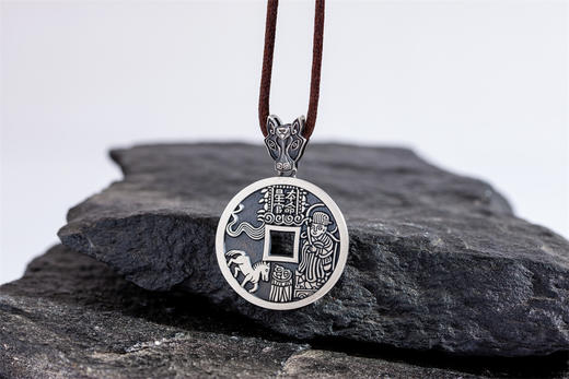 矩德泉坊 纯银手作  本命星官马挂扣（3厘米版）QY401010811 商品图2