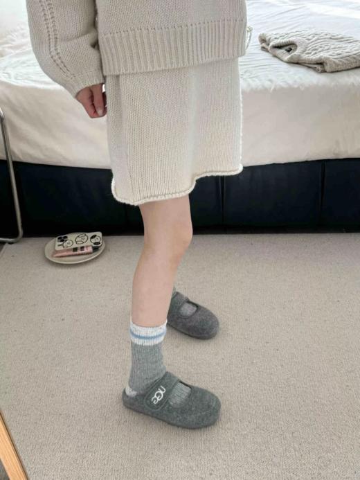 <曾小咸推荐> 点子纱条纹撞色中筒袜 商品图5