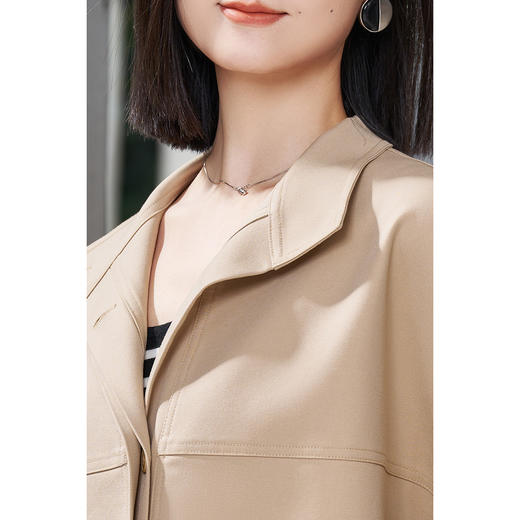  米思阳2026春季新款时尚短款休闲外套通勤气质高级感上衣女5240 商品图4