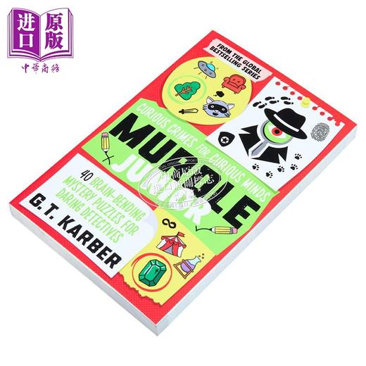 【中商原版】谜团 40 个适合大胆侦探的烧脑神秘谜题 英文原版 Murdle Junior Curious Crimes for Detectives GT Karber 商品图1