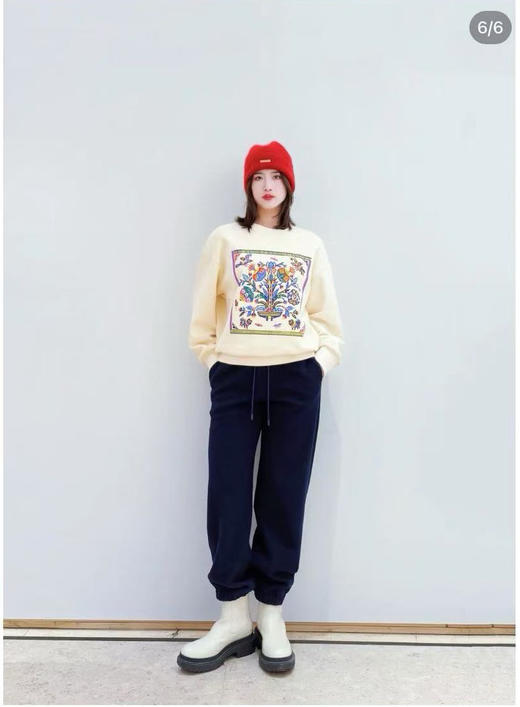 【1月2日  上午12:00 秒杀】之禾 全棉精梳毛圈 年款福寿三多卫衣 贺岁系列 商品图1