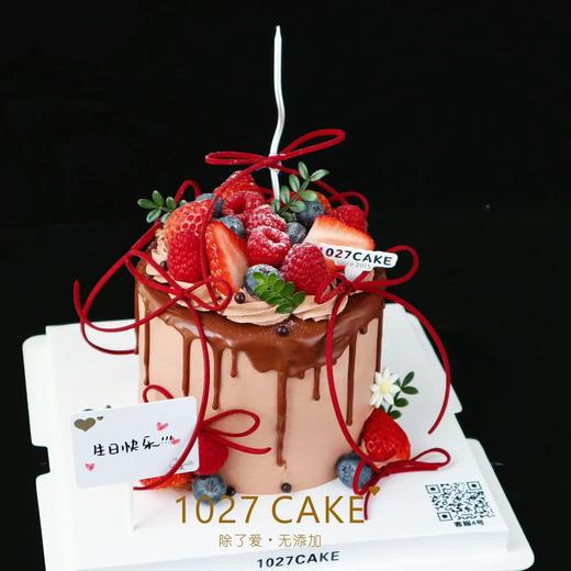 1027CAKE | 巧克力草莓蛋糕  少女心 蝴蝶结 商品图2