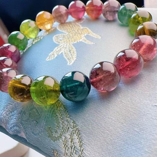 10mm-11mm单圈彩虹碧玺手串 商品图3