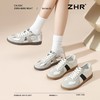ZHR则则复古增高德训鞋女春季新款透气软底休闲鞋耐磨防滑板鞋女 商品缩略图0