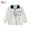 ZB1ES006 贝贝怡童装男童纯棉t恤春秋长袖百搭儿童洋气打底衫 商品缩略图0