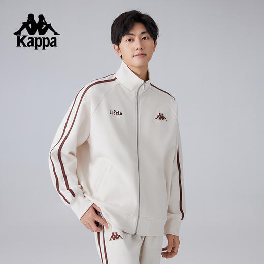 Kappa卡帕背靠背2025新款春季运动外套男款针织开衫卫衣休闲上衣K0F12WK02 商品图1