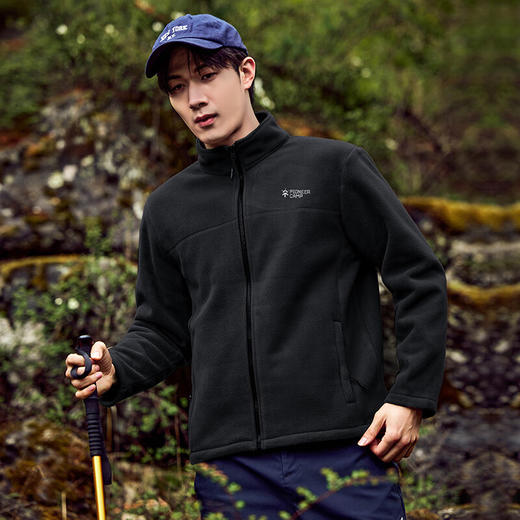 拓路者400g运动户外抓绒衣男春秋款摇粒绒外套男士夹克冬季抓绒内胆保暖 商品图4