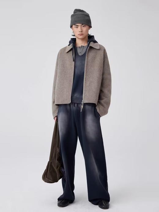Simple Project/Y24180/羊毛双面呢宽松夹克 商品图3
