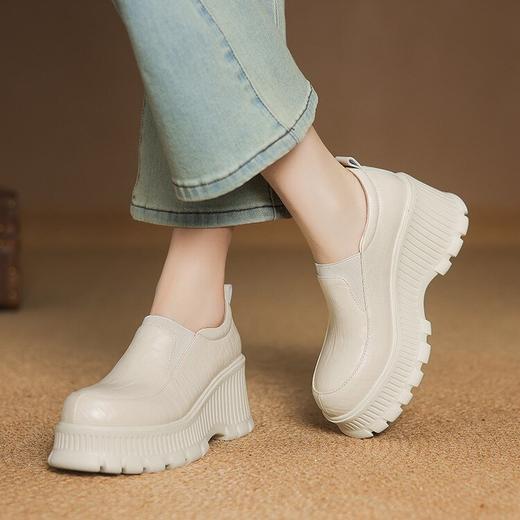【预售5天】羊皮版~休闲厚底增高小白鞋女秋冬季新款爆款百搭运动休闲鞋TYMXY&1906 商品图4