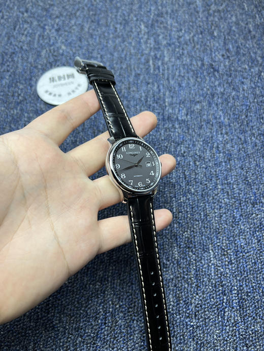【新款大号40mm】浪琴名匠3点历系列 黑色盘 男士腕表
机芯：进口西铁城 商品图2