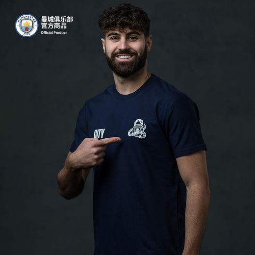 【官方正版】曼城俱乐部 | 2025蛇年简约印花T恤球迷短袖 商品图1