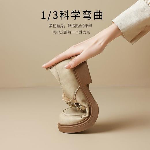 ZHR则则复古小皮鞋美拉德英伦风单鞋2025春季软底勃肯鞋舒适女鞋 商品图5