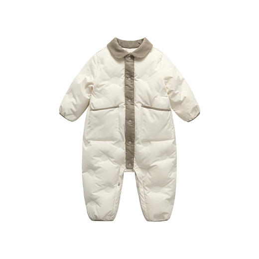 【迷你小蛋仔】迷你巴拉羽绒连体衣男女童宝宝萌趣翻领冬日 商品图4