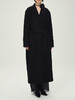 HOSIKARI｜HO22AW29BK 黑色羊绒⼤⾐外套  [ 黑 ] 商品缩略图4