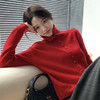 【red红色毛衣穿搭系列】新年都靠它拉满主题氛围感 红色衣服--寓意“鸿运披身”本命年姐妹必入 妈见夸的拜年皮肤,超级正超级惊艳的颜色绵羊绒!高标准抗起球处理，轻盈柔软，不易 起球 商品缩略图2