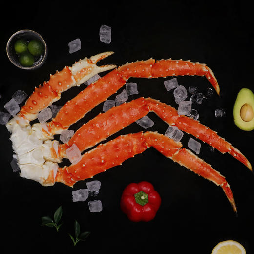 优选丨海朴冷冻帝王蟹腿750g鲜香美味解冻即食礼盒装 商品图3