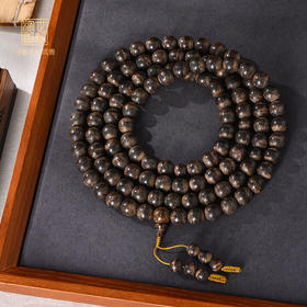 天然文莱沉香佛珠 沉水级 11mm*108颗 83.5克 SP10527